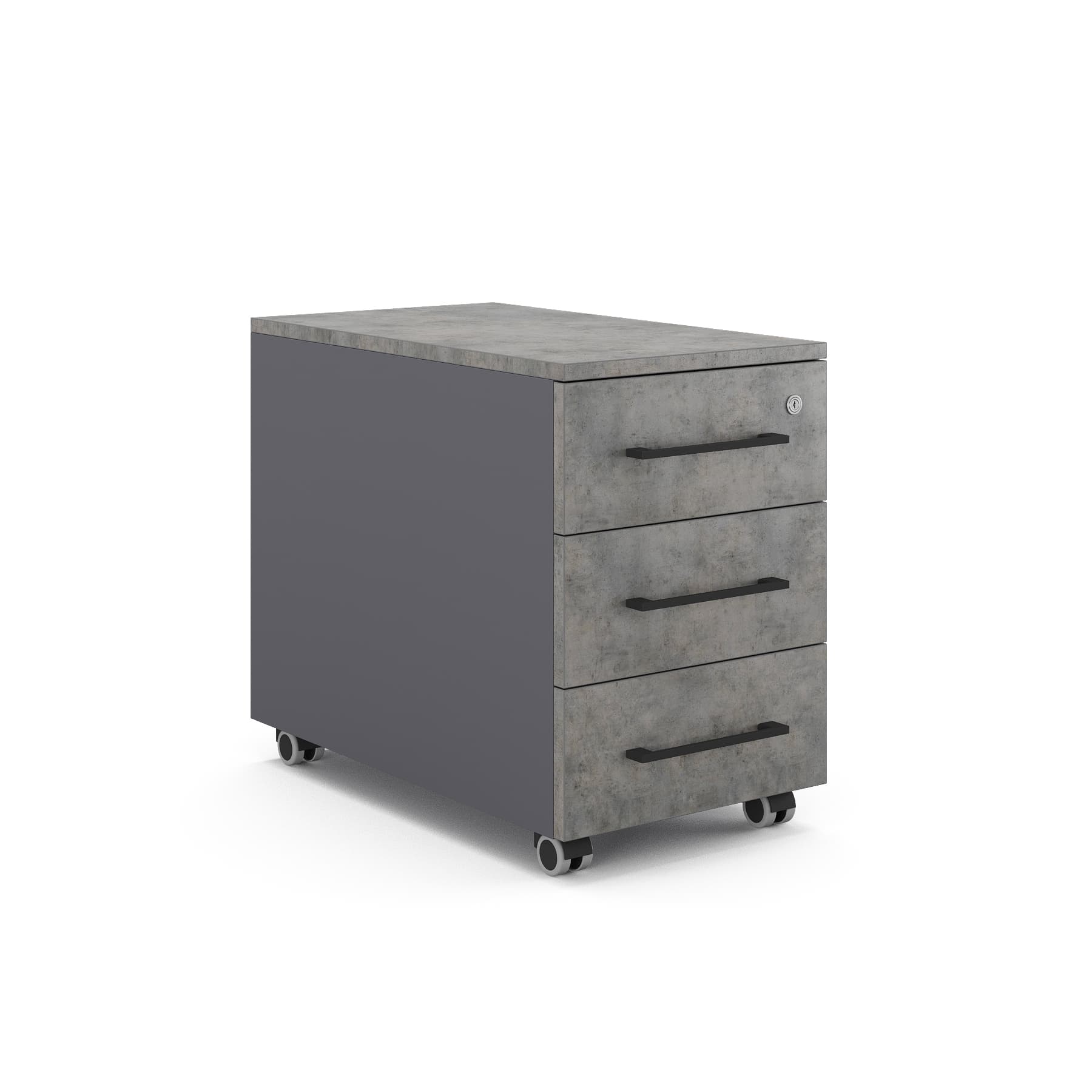 Тумба мобильная Kobor TМ3-40/50 graphite/chicago