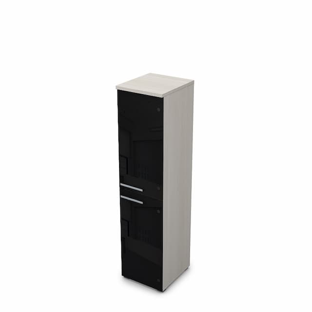 Шкаф узкий (пенал) АЛСАВ Gloss 9П.004.13 Ivory