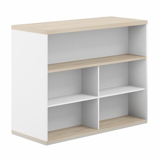 Стеллаж-комбо 1438 двухсторонний Norden Allegro AG.255.402.675.WH с топом и экраном ЛДСП