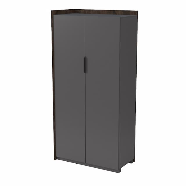 Модуль шкафа для одежды начальный Алсав MAGNETIC 15ШО-Н.189 (884х460х1828) брауни/graphit