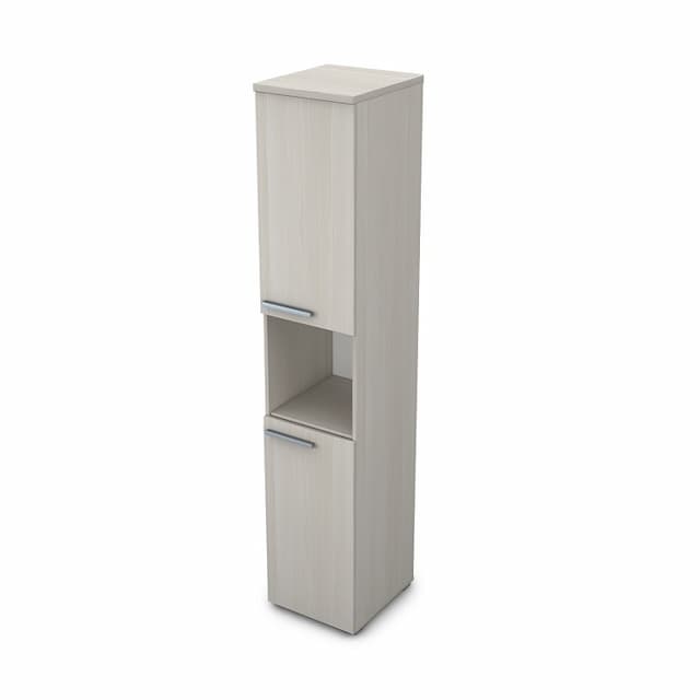 Шкаф узкий (пенал) АЛСАВ Gloss 9П.005.6 Ivory