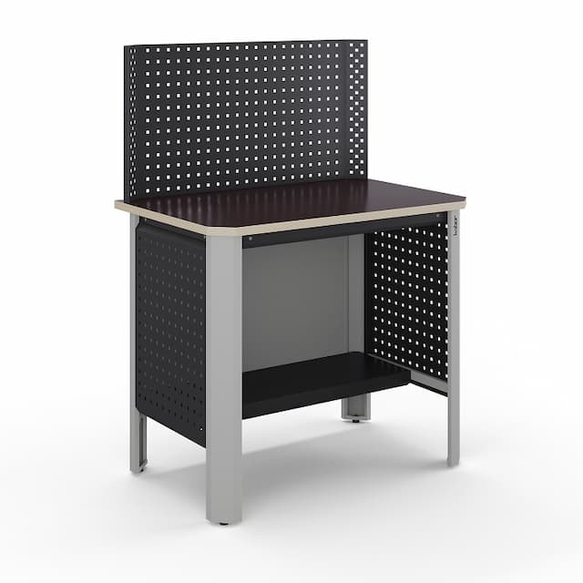 Верстак слесарный безтумбовый с одинарным экраном Kobor Expert MW/P1-150/70