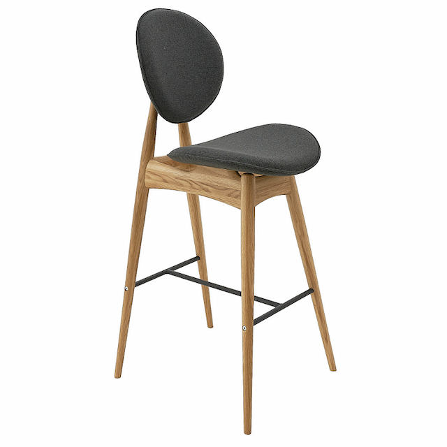 Полубарный стул CorsaStyle Анастасия Комфорт без подлокотников (массив дуба / ткань standart)