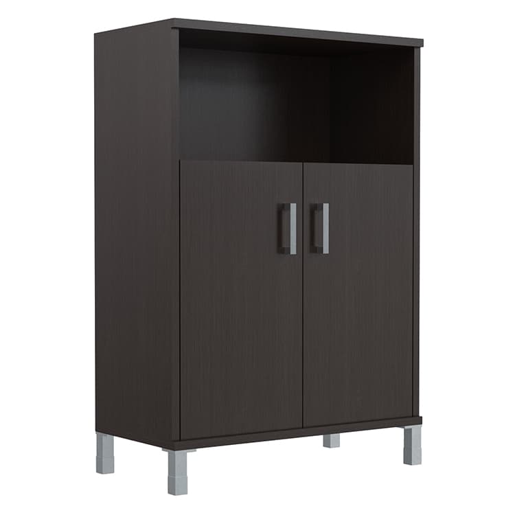 Шкаф средний с глухими малыми дверьми Skyland B 420.2 венге магия 900х450х1286 BORN