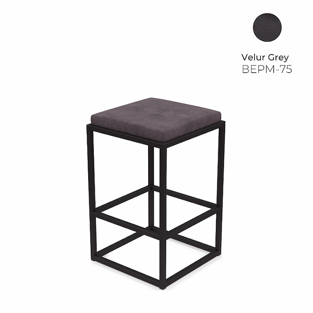 Барный стул Алсав Верм-75 AL 302 Velur-Grey