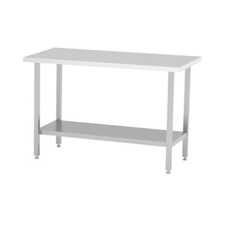 Стол со столешницей из полипропилена со сплошной полкой Cryspi ССП Ш СП 2000х700