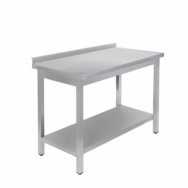 Стол универсальный Luxstahl СПУ-18/7 со сплошной полкой нерж