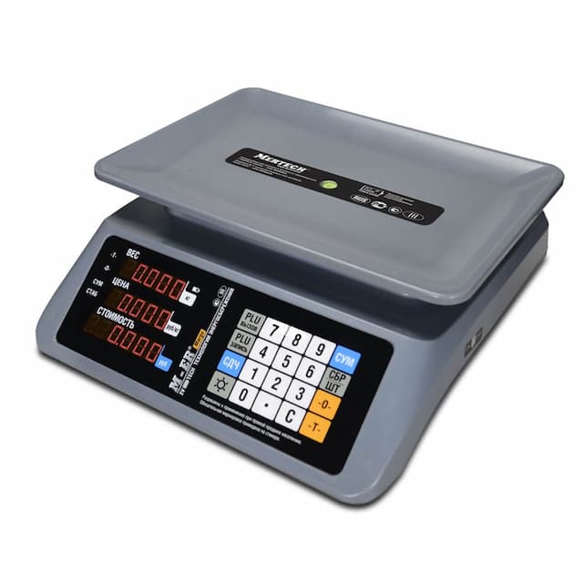 Торговые настольные весы MERTECH M-ER 321 AC-32.5 "MARGO" LED